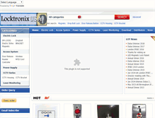 Tablet Screenshot of locktronixusa.com